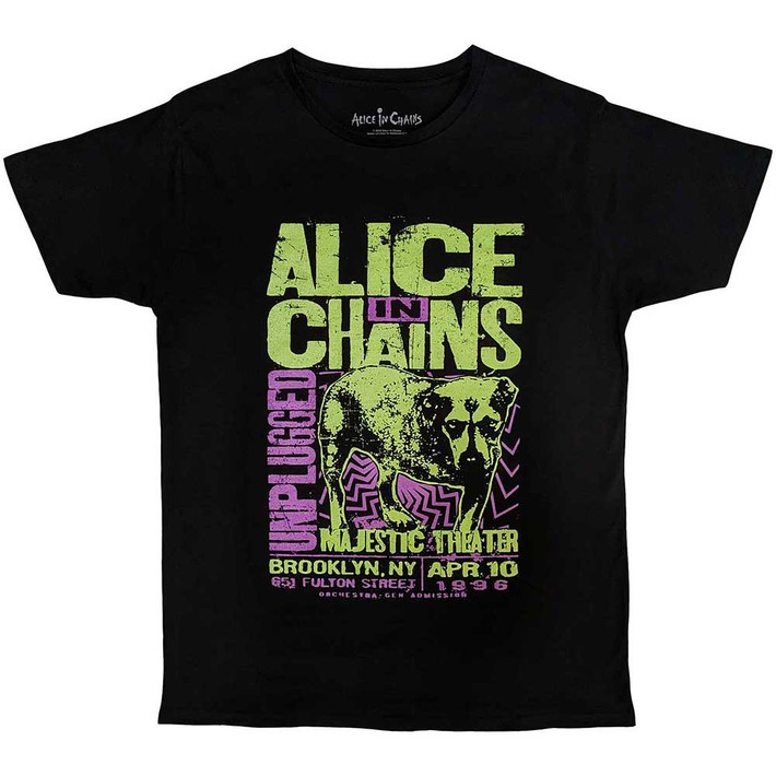 Alice In Chains 'Unplugged Dog' (Black) T-Shirt