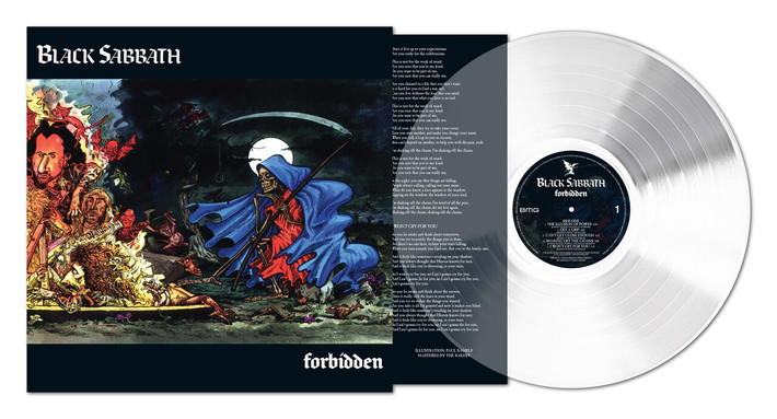 Black Sabbath 'Forbidden' (2024 Tony Iommi Remix) LP Ultra Clear Vinyl