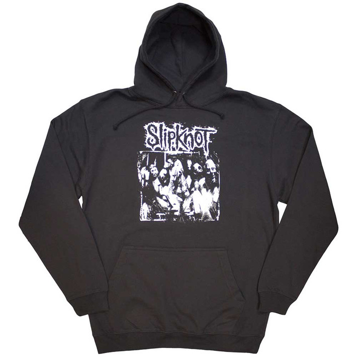Slipknot 'Album Splatter' (Grey) Pull Over Hoodie