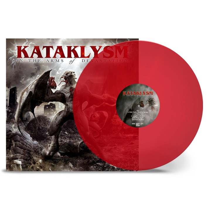 Kataklysm 'In The Arms Of Devastation' Transparent Red Vinyl