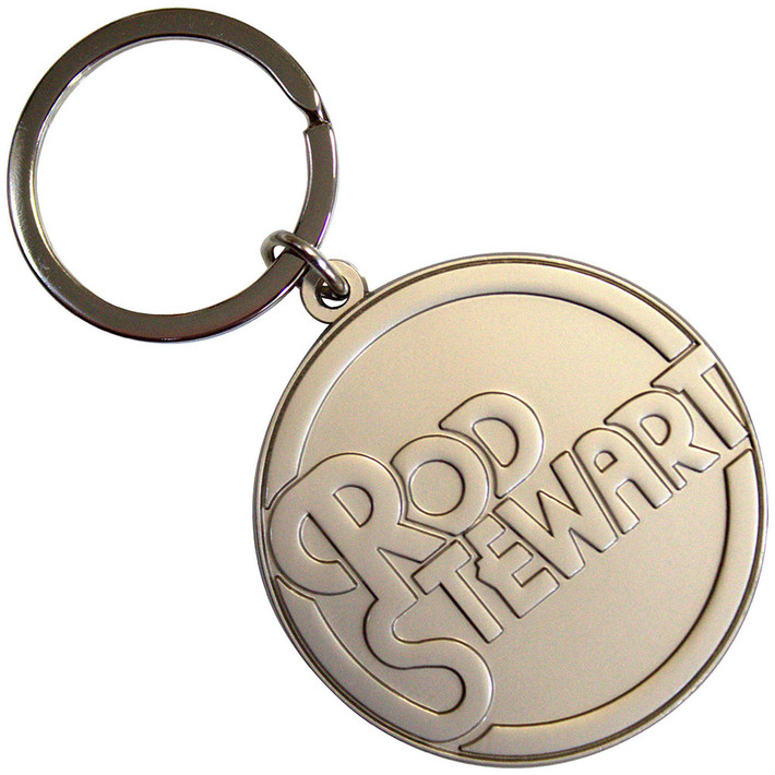 Rod Stewart 'Stacked Logo Emblem' Die Cast Keyring