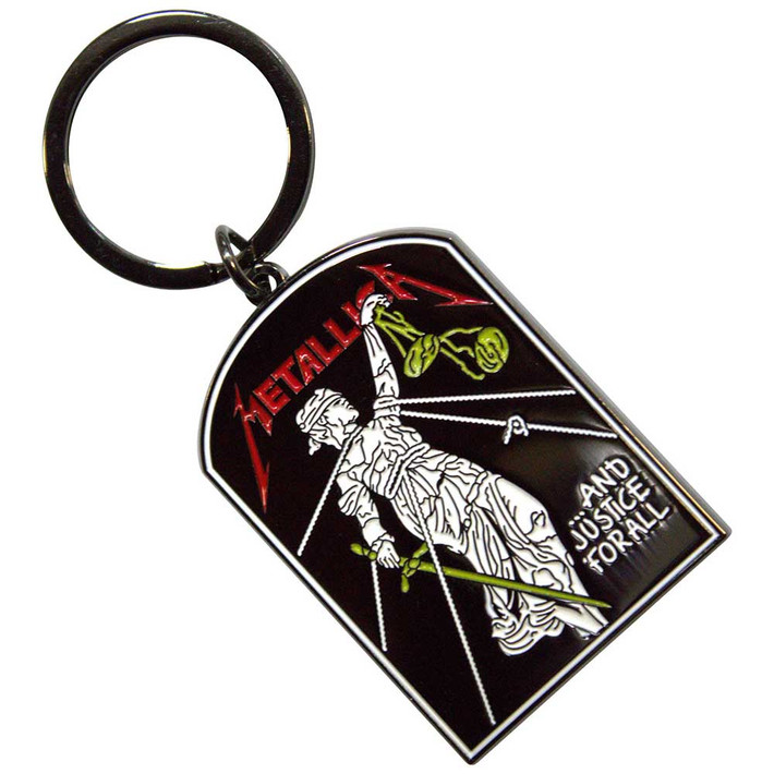 Metallica 'And Justice For All Tombstone' Die Cast Keyring