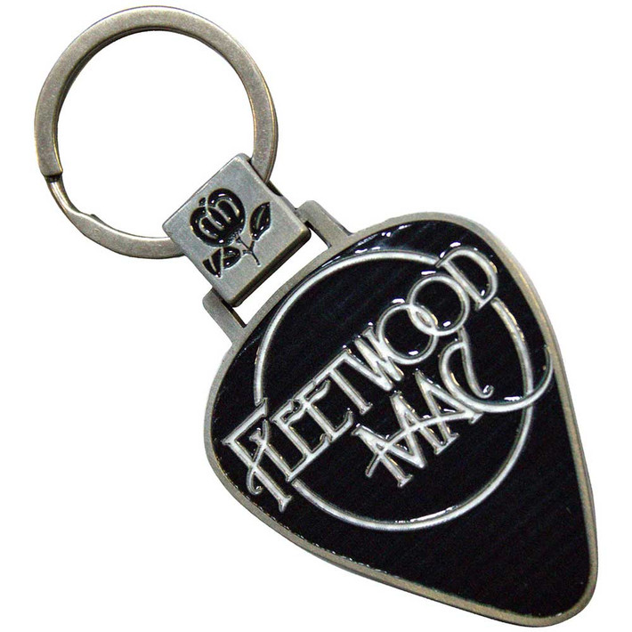 Fleetwood Mac 'Classic Logo Plectrum' Die Cast Keyring