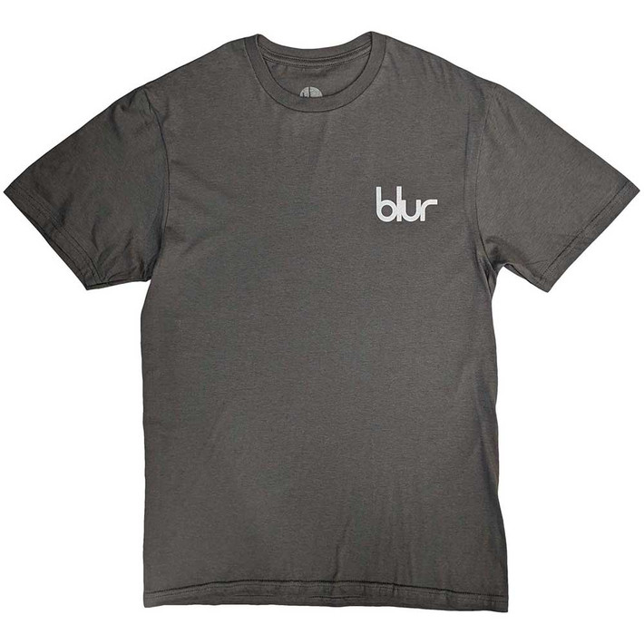 Blur 'Pocket Blur - Parklife' (Grey) T-Shirt | Eyesore Merch