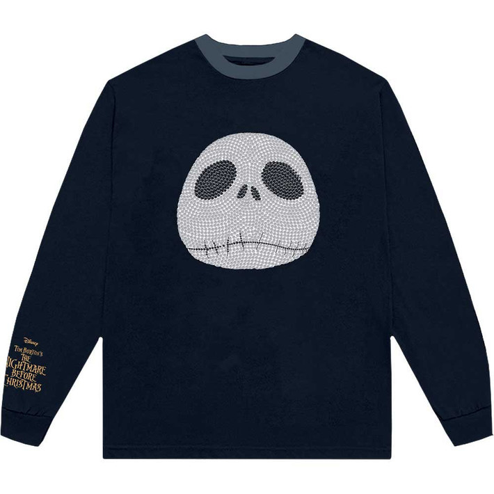 The Nightmare Before Christmas 'Rhinestone Jack' (Blue) Long Sleeve Shirt
