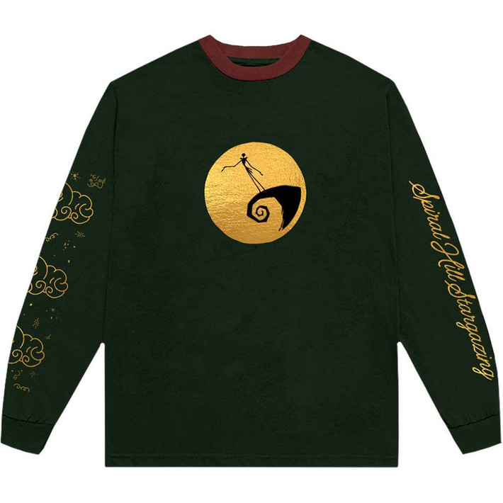 The Nightmare Before Christmas 'Spiral Hill' (Green) Long Sleeve Shirt