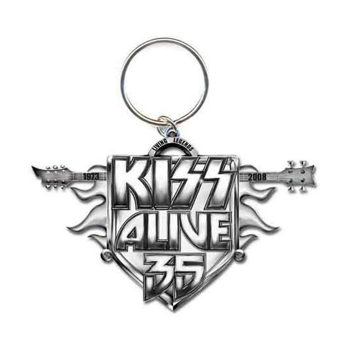 KISS 'Alive 35 Tour' Die Cast Keyring