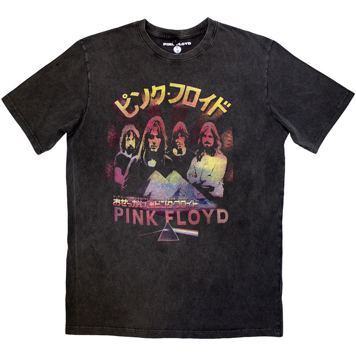 Pink Floyd 'Japan Poster' (Stone Wash) Limited Edition T-Shirt