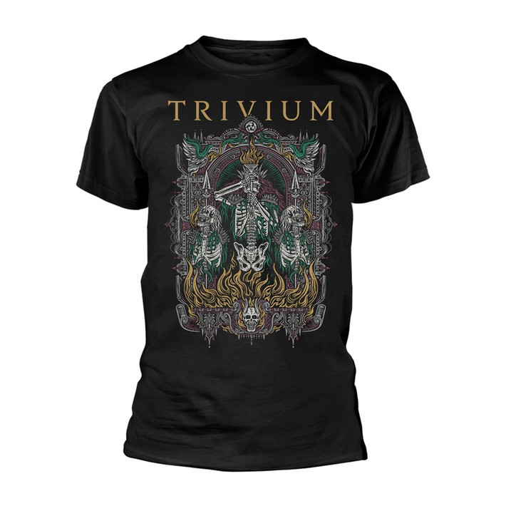 Trivium 'Skelly Frame' (Black) T-Shirt