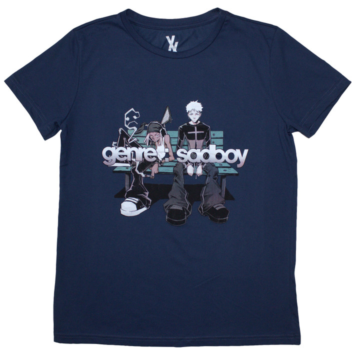 Machine Gun Kelly 'Bench' (Blue) Womens Fitted T-Shirt