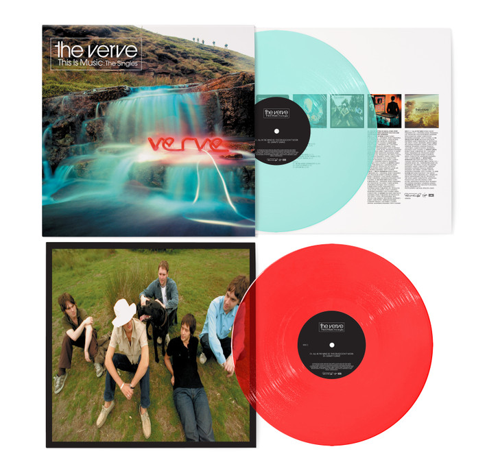The Verve 'This Is Music: The Singles' 2LP Light Blue & Red Vinyl