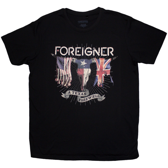 Foreigner 'Texas Farewell' (Black) T-Shirt