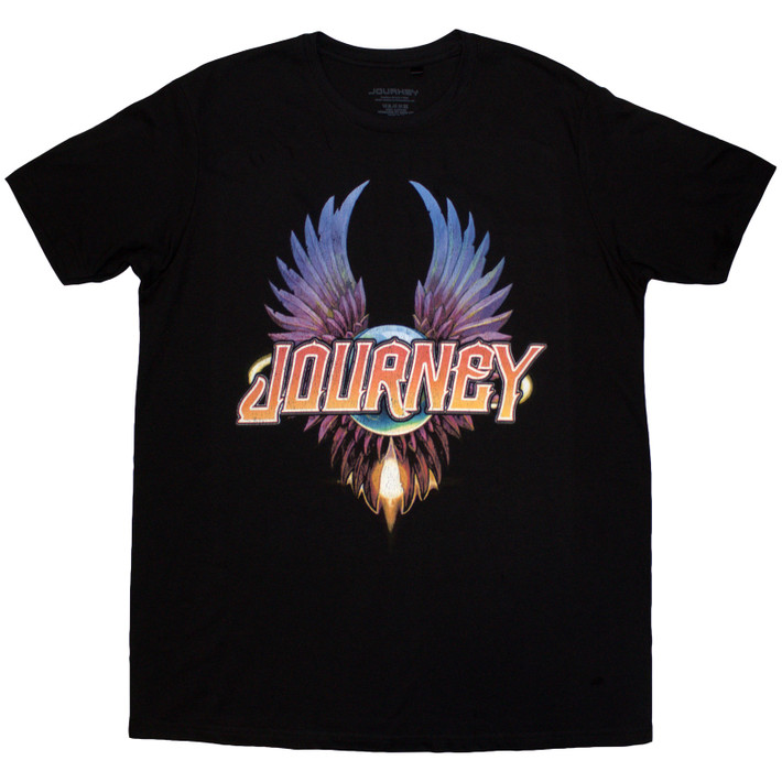 Journey 'Classic-Wings' (Black) T-Shirt