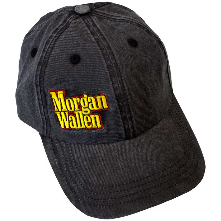 Morgan Wallen 'Stacked Logo Side' (Grey) Baseball Cap