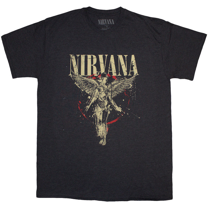 Nirvana 'In Utero' (Dark Grey) T-Shirt