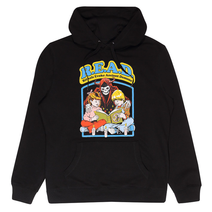Steven Rhodes 'Read' (Black) Pull Over Hoodie