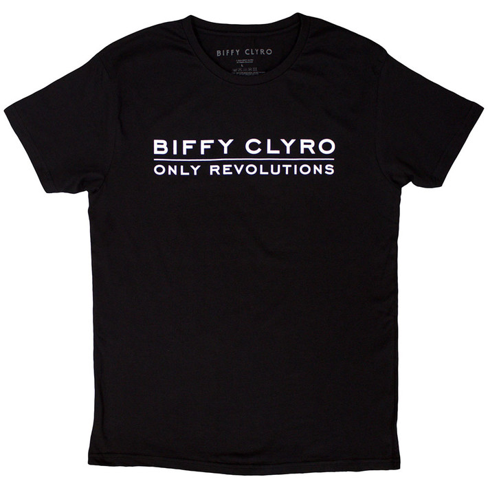 Biffy Clyro 'Only Revolutions' (Black) T-Shirt ¦ Eyesore Merch