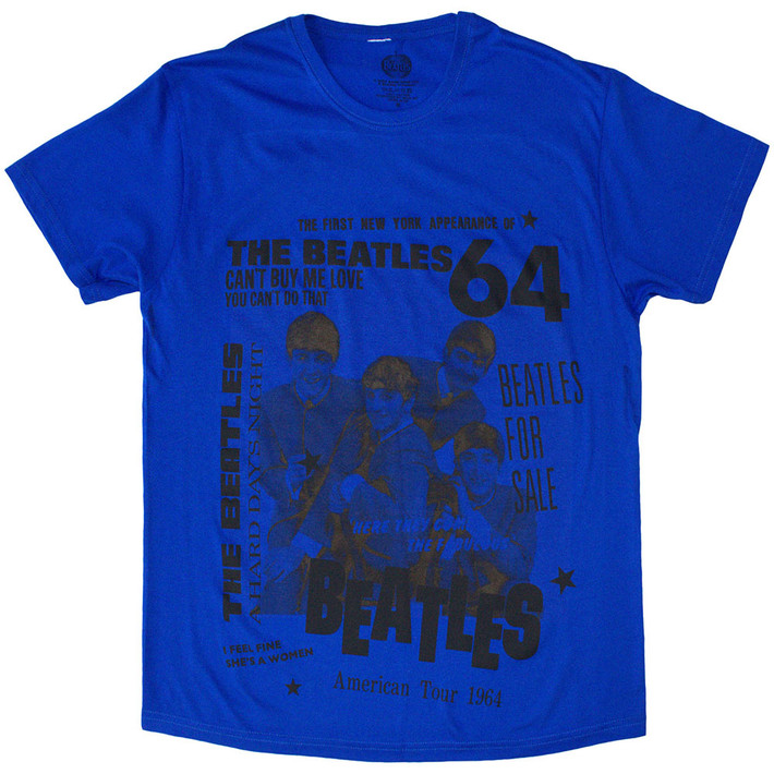 The Beatles '1964' (Blue) T-Shirt