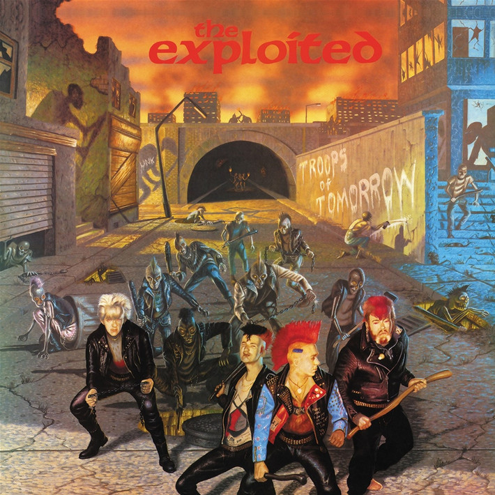 The Exploited ' Troops Of Tomorrow' LP Gatefold Black Vinyl