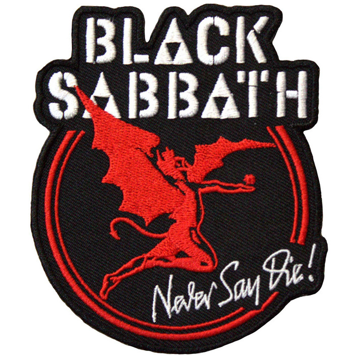 Black Sabbath 'Archangel Never Say Die' (Iron On) Patch