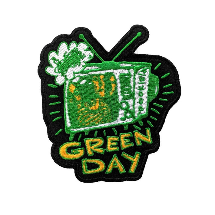 Green Day 'Longview TV' (Iron On) Patch