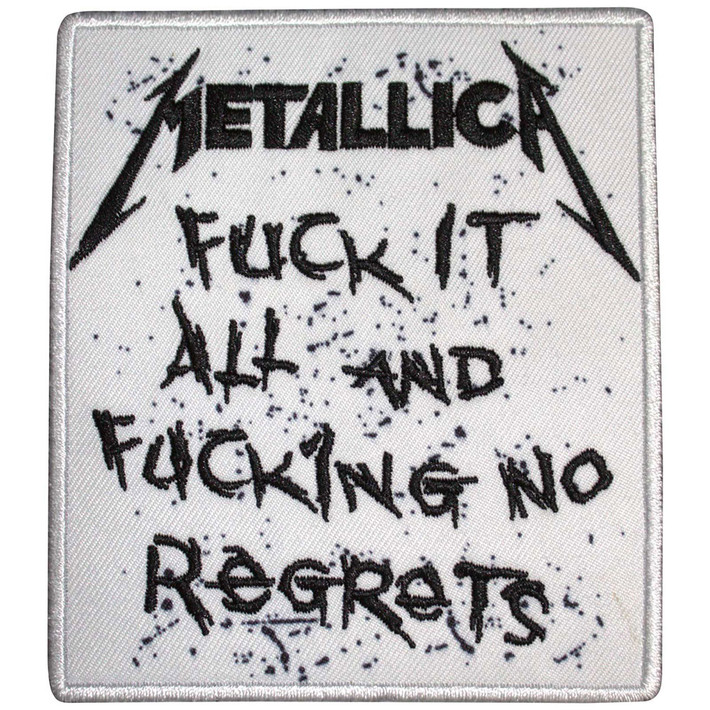 Metallica 'No Regrets' (Iron On) Patch