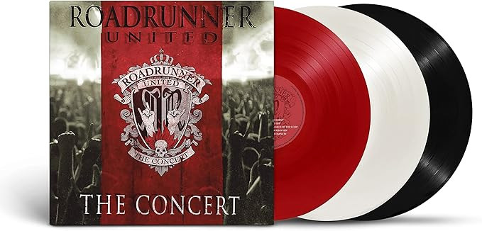 Roadrunner United 'The Concert' 3LP Red White Black Vinyl