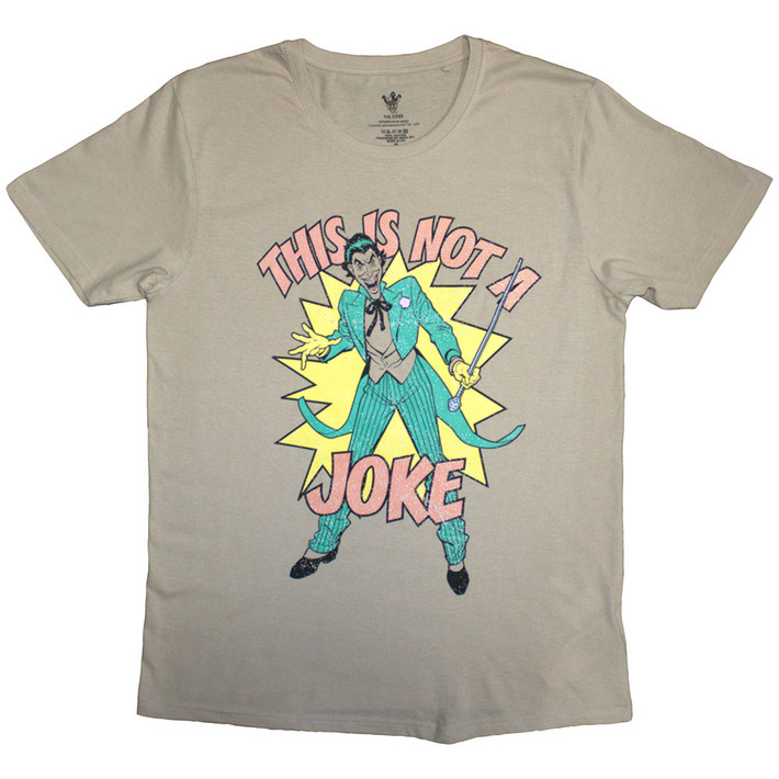 The Joker 'This Is Not A Joke' (Sand) T-Shirt