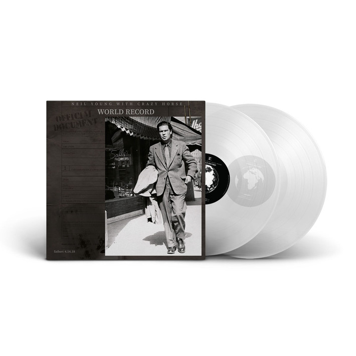 Neil Young and Crazy Horse 'World Record' 2LP Clear Vinyl