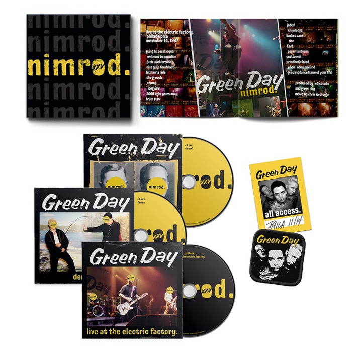 Green Day 'Nimrod' (25th Anniversary) 3CD Set