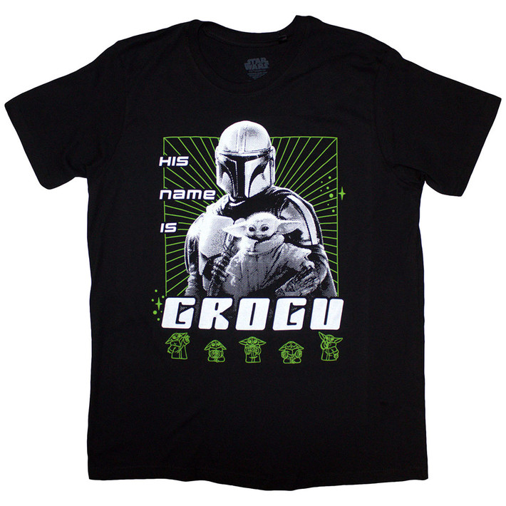 Star Wars 'His Name Is Grogu' (Black) T-Shirt | Eyesore Merch