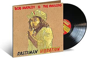 Bob Marley 'Rastaman Vibration' LP Black Numbered Jamaican Pressing Vinyl