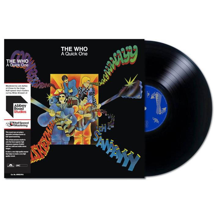 The Who 'A Quick One' LP Half Speed Master Black Vinyl