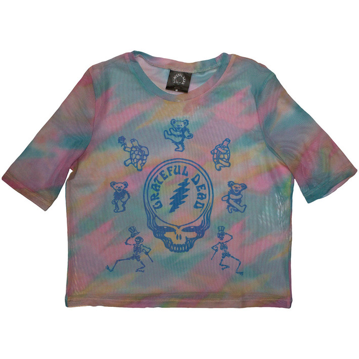 Grateful Dead 'Dead Egyptian Slash' (Multicoloured) Womens Crop Top