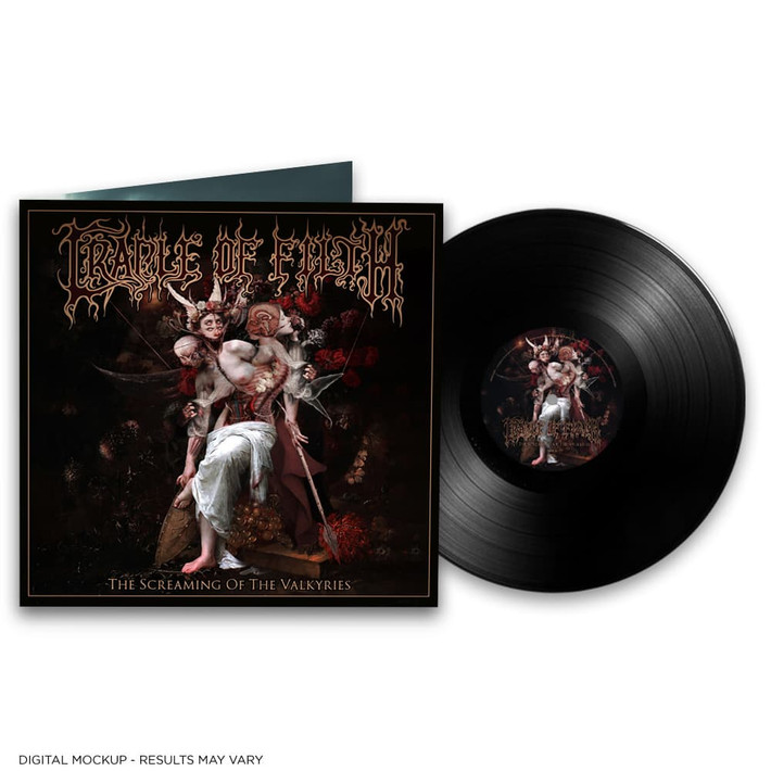 Cradle Of Filth 'The Screaming of the Valkyries' LP Black Vinyl