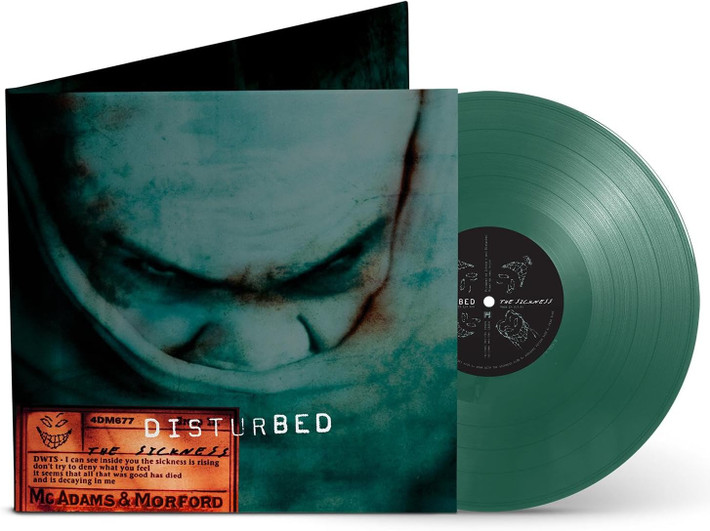 Disturbed 'The Sickness' (25th Anniversary) LP Green Vinyl