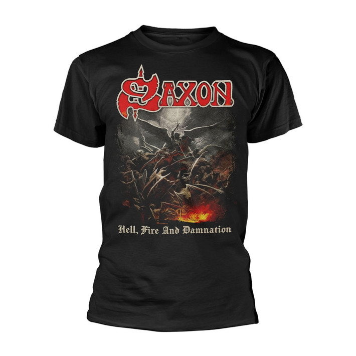 Saxon 'Hell, Fire And Damnation' T-Shirt