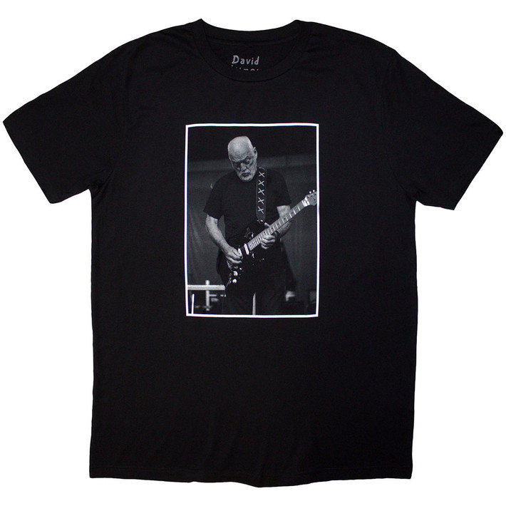 David Gilmour 'Luck & Strange Black Cat Strat' (Black) T-Shirt