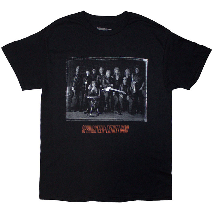Bruce Springsteen 'Tour '24 E-Street Photo' (Black) T-Shirt