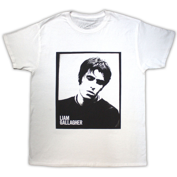 Liam Gallagher 'Framed Photo' (White) T-Shirt