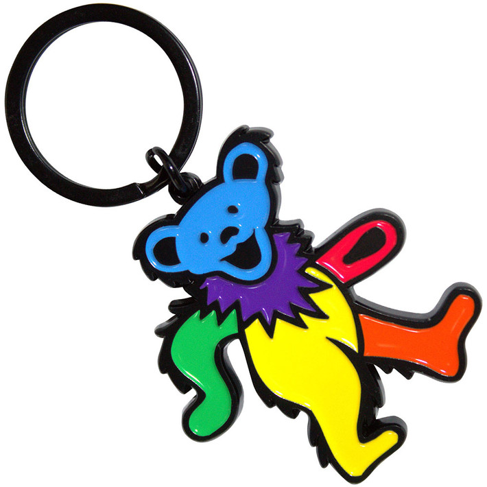 Grateful Dead 'Yellow Body Dancing Bear' Keyring