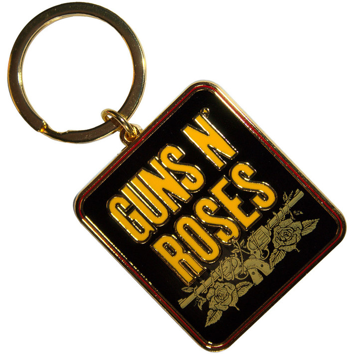 Guns N' Roses 'Stacked Black' Keyring