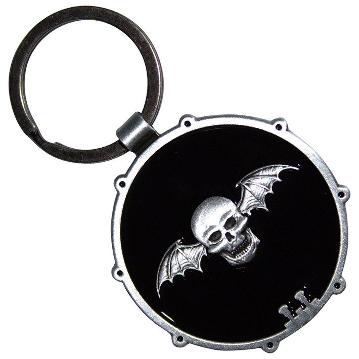 Avenged Sevenfold 'Deathbat Drum Double Sided' Keyring
