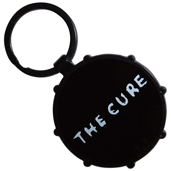 The Cure 'Logos Drum Double Sided' Keyring
