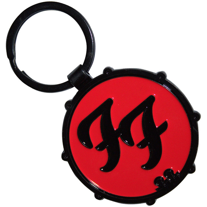Foo Fighters 'FF Logo Drum Double Sided' Keyring