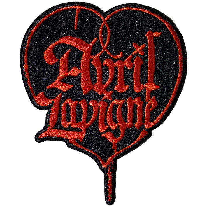 Avril Lavigne 'Heart' (Iron On) Patch