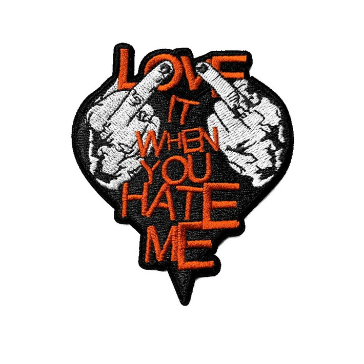 Avril Lavigne 'Love It When You Hate Me' (Iron On) Patch