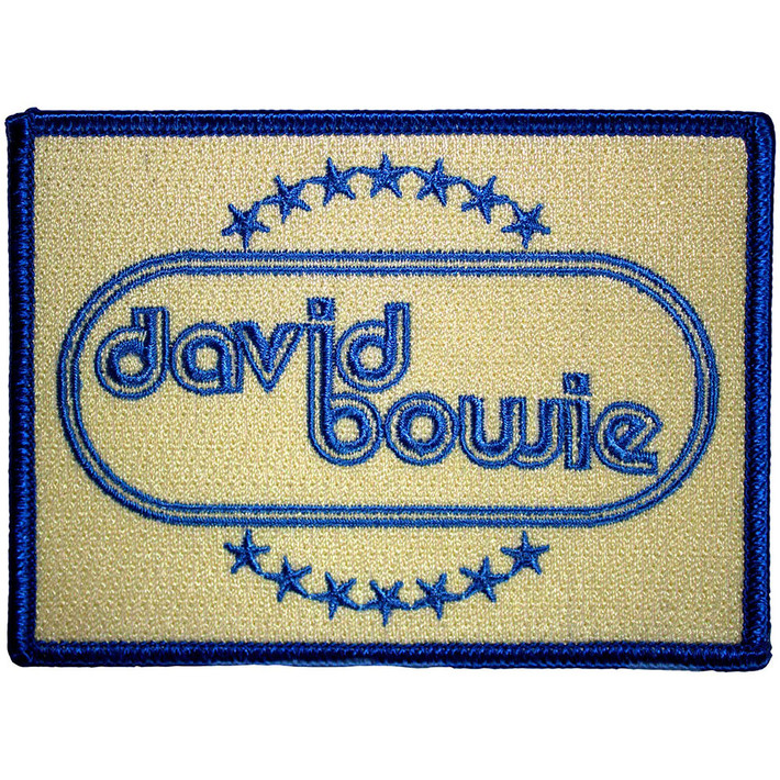 David Bowie 'Oval and Stars' (Iron On) Patch
