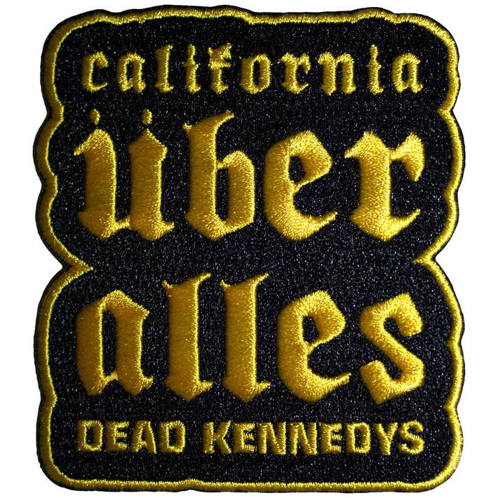 Dead Kennedys 'California Uber Alles Yellow' (Iron On) Patch
