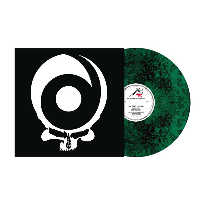 Six Feet Under 'Warpath' LP Green Blackdust Vinyl